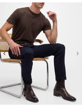 Paige New Men's Slim Dark Blue Jeans - Slim Fit